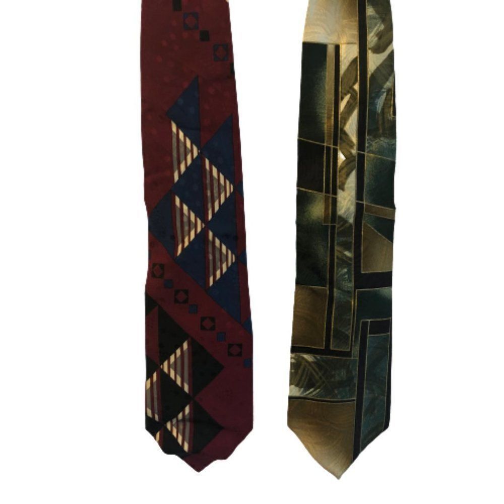 Bundle of 2 FORMAT Silk Neck Ties